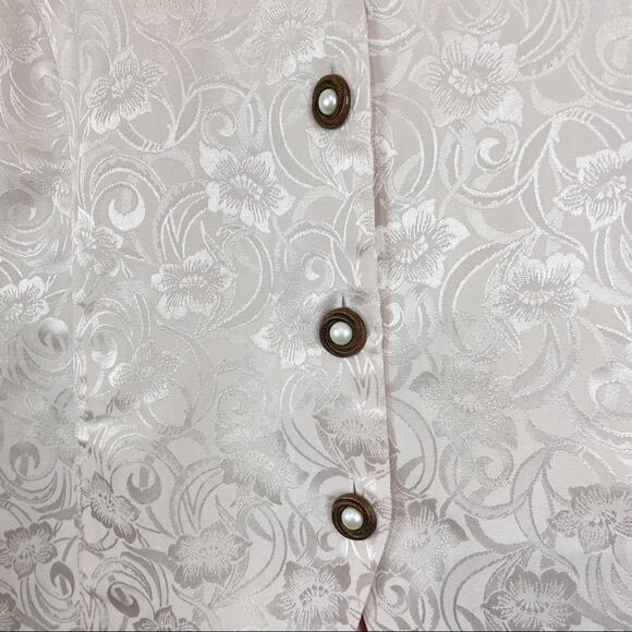 Vintage Pablo Collection Damask Suit Sz 10P - Picture 3 of 7